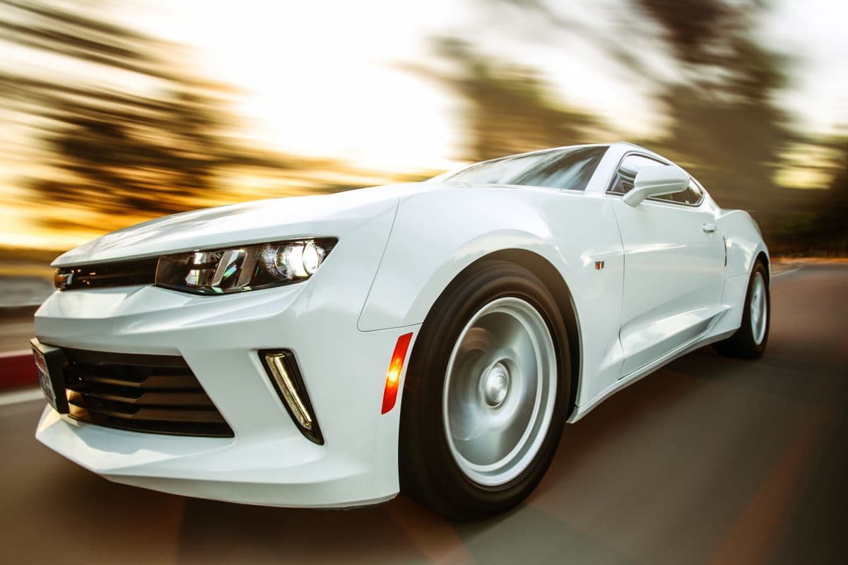 Camaro in motion
