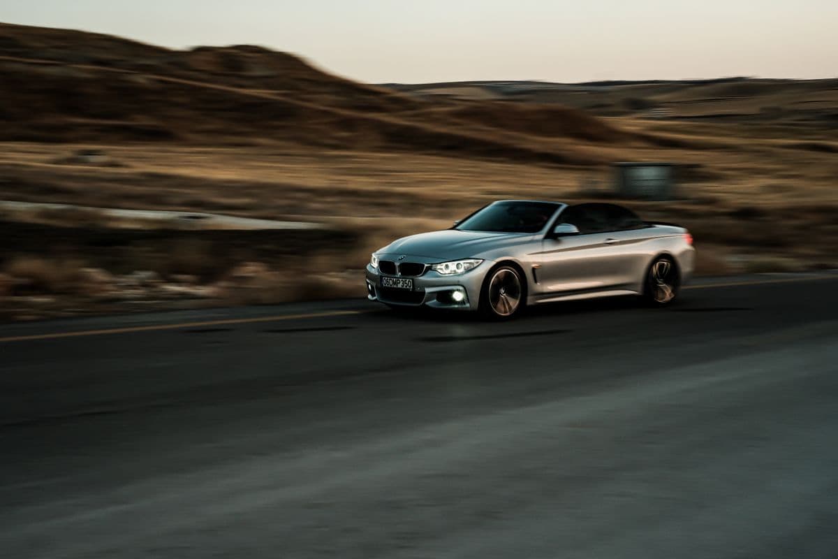 Convertible by the sea
