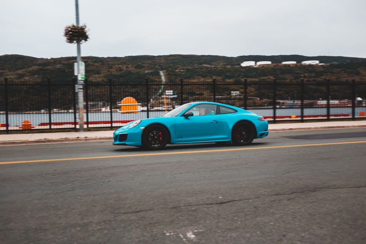 Porsche 911 waterfront